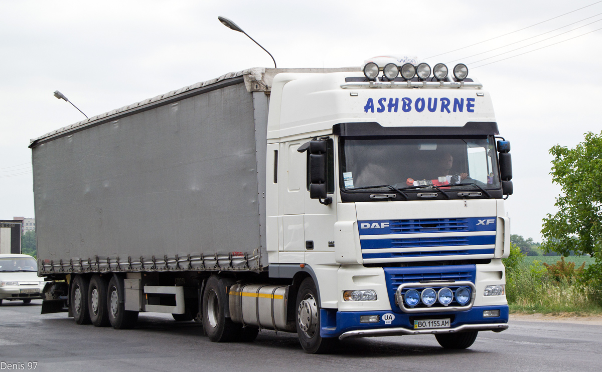 Тернопольская область, № ВО 1155 АМ — DAF XF95 FT