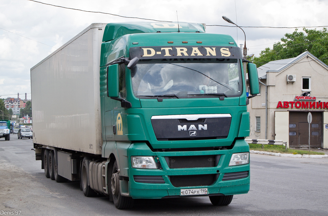 Московская область, № Е 074 РХ 190 — MAN TGX ('2007) 18.400