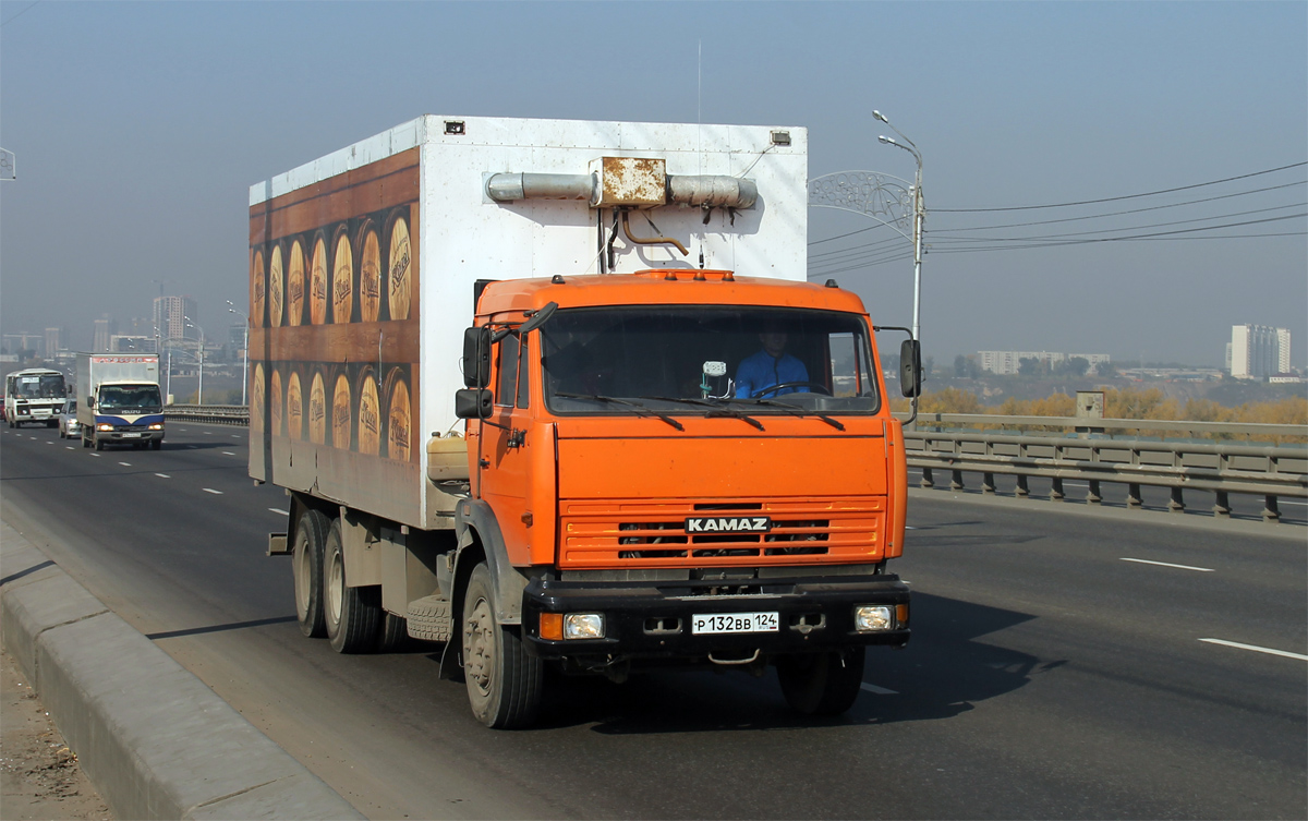 Красноярский край, № Р 132 ВВ 124 — КамАЗ-65115-D3