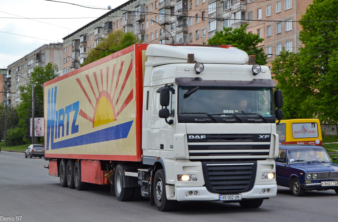 Грузия, № KR-002-VN — DAF XF105 FT