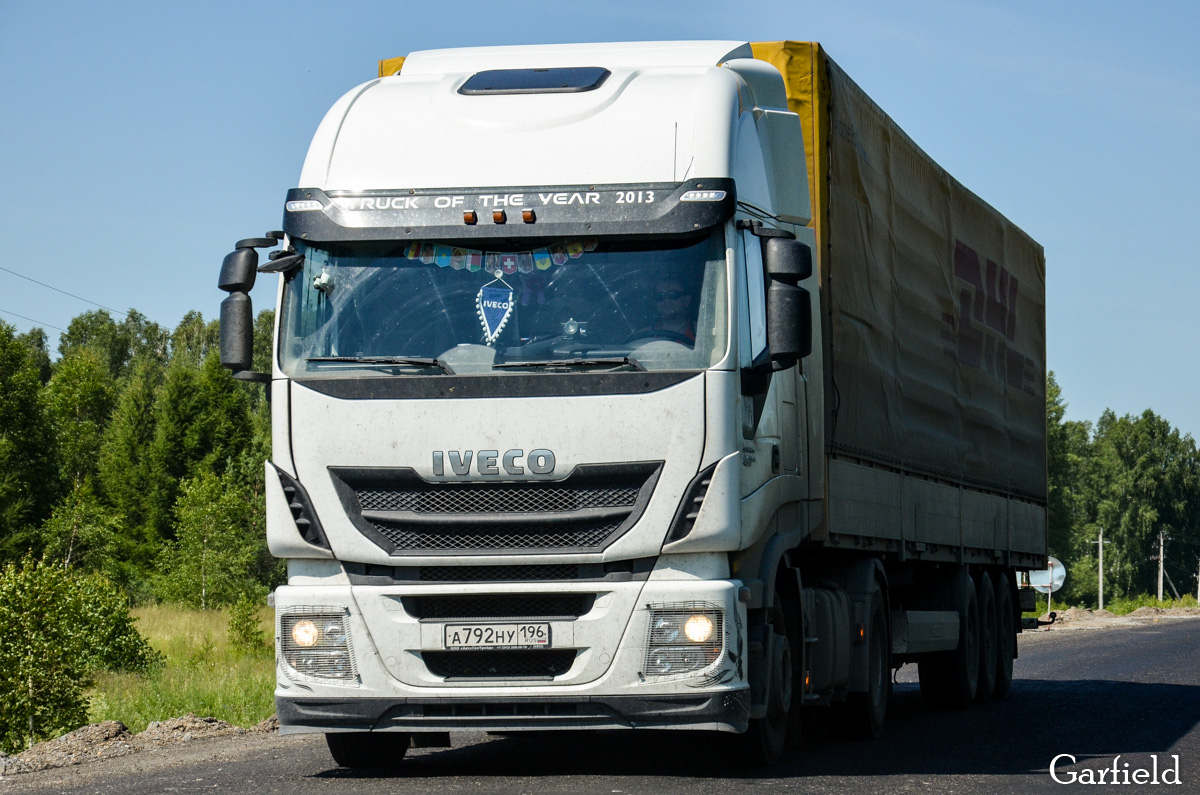 Свердловская область, № А 792 НУ 196 — IVECO Stralis ('2012) 460