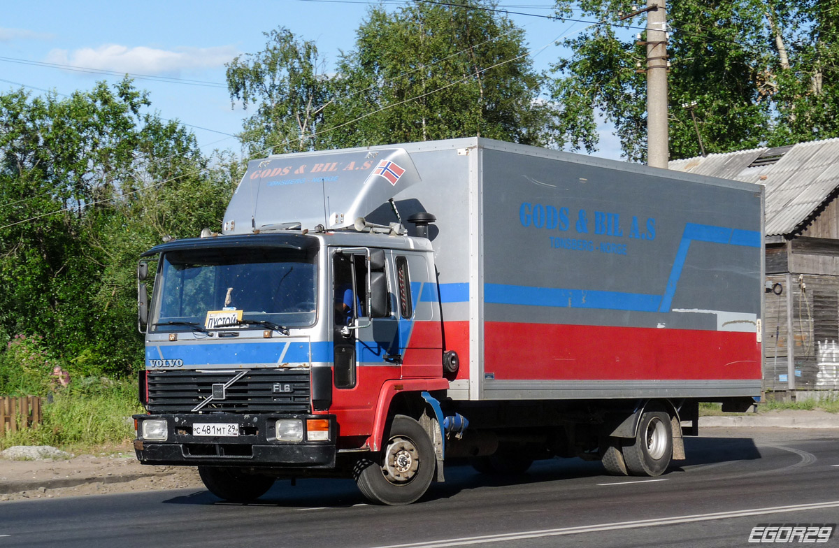 Архангельская область, № С 481 МТ 29 — Volvo FL6