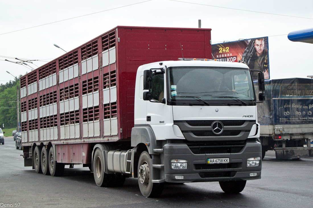 Киев, № АА 6758 КК — Mercedes-Benz Axor 1840