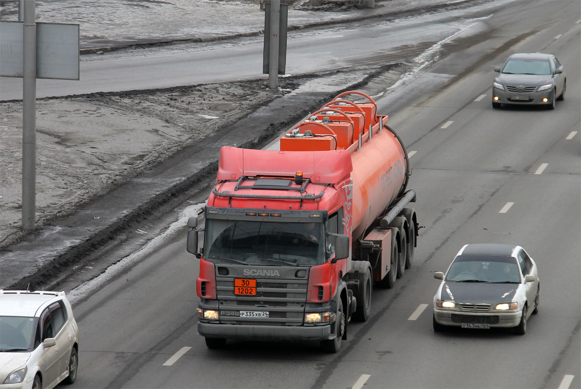 Красноярский край, № Р 335 ХВ 24 — Scania ('1996) P340