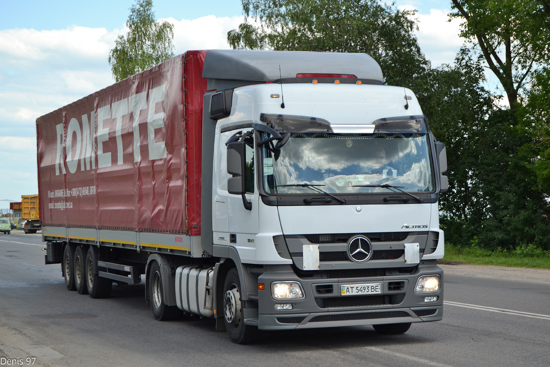 Ивано-Франковская область, № АТ 5493 ВЕ — Mercedes-Benz Actros ('2009) 1841