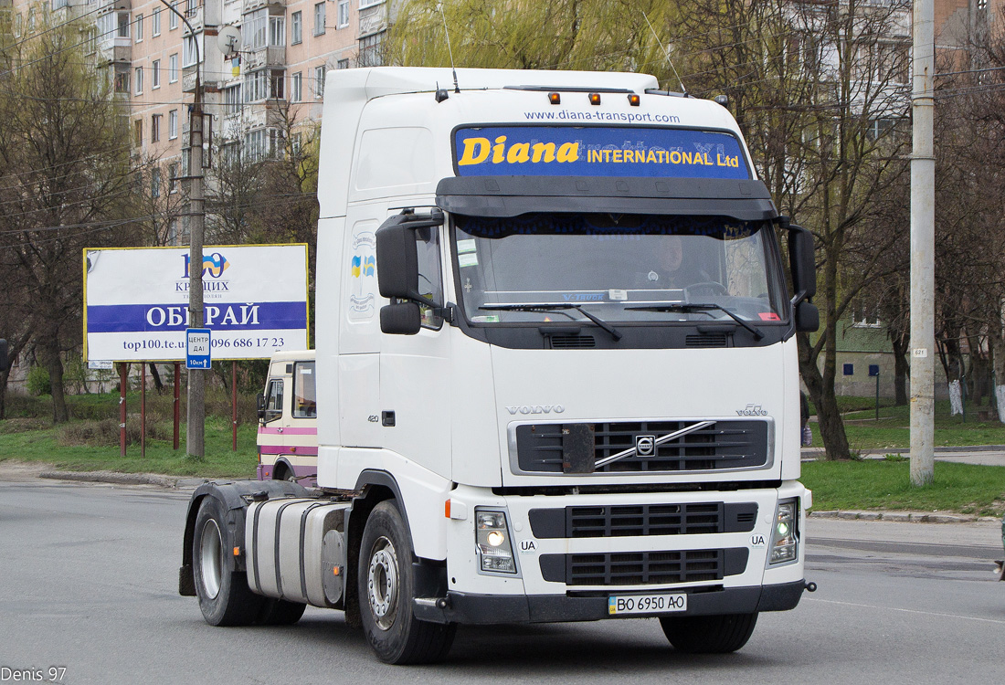 Тернопольская область, № ВО 6950 АО — Volvo ('2002) FH12.420