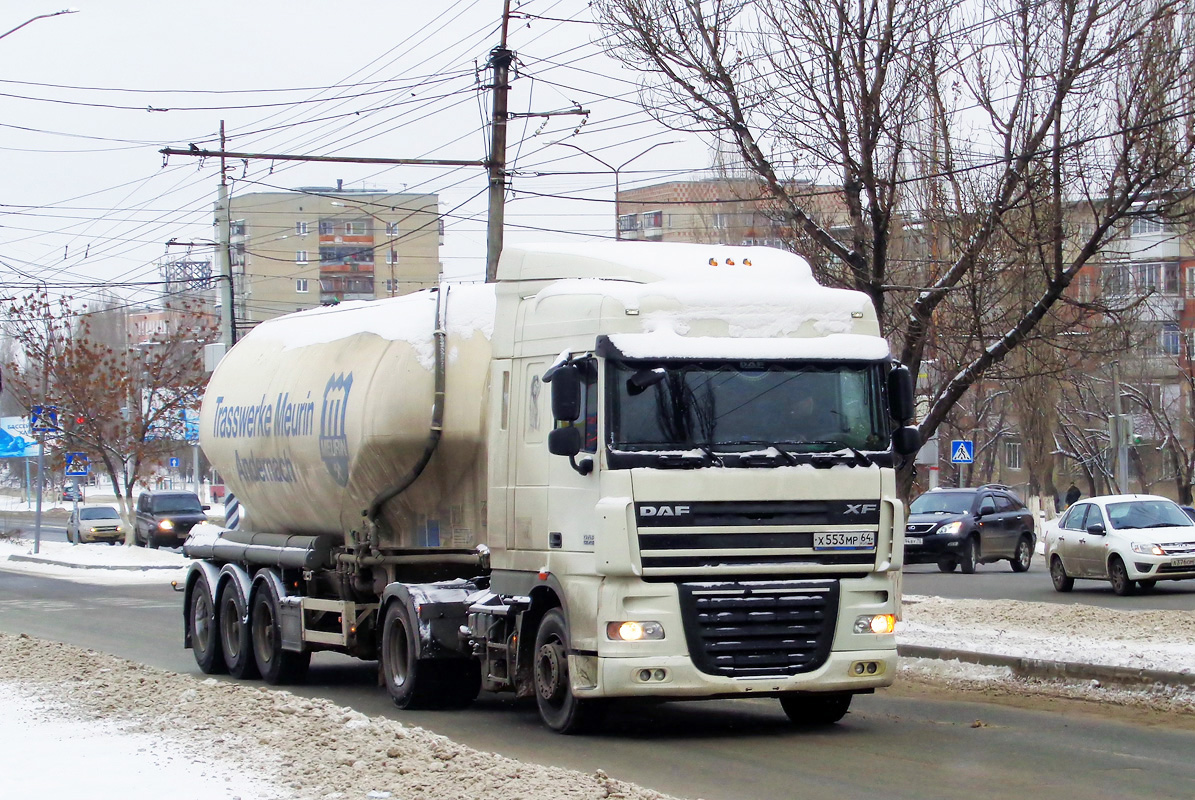 Саратовская область, № Х 553 МР 64 — DAF XF105 FT