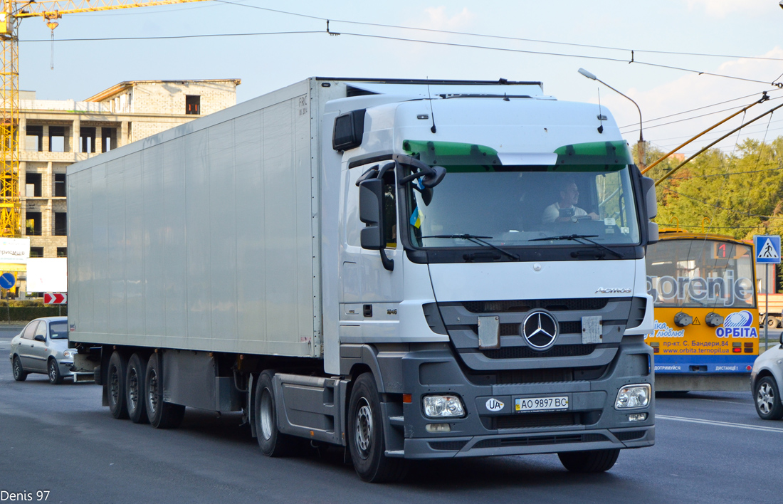 Закарпатская область, № АО 9897 ВС — Mercedes-Benz Actros ('2009) 1846