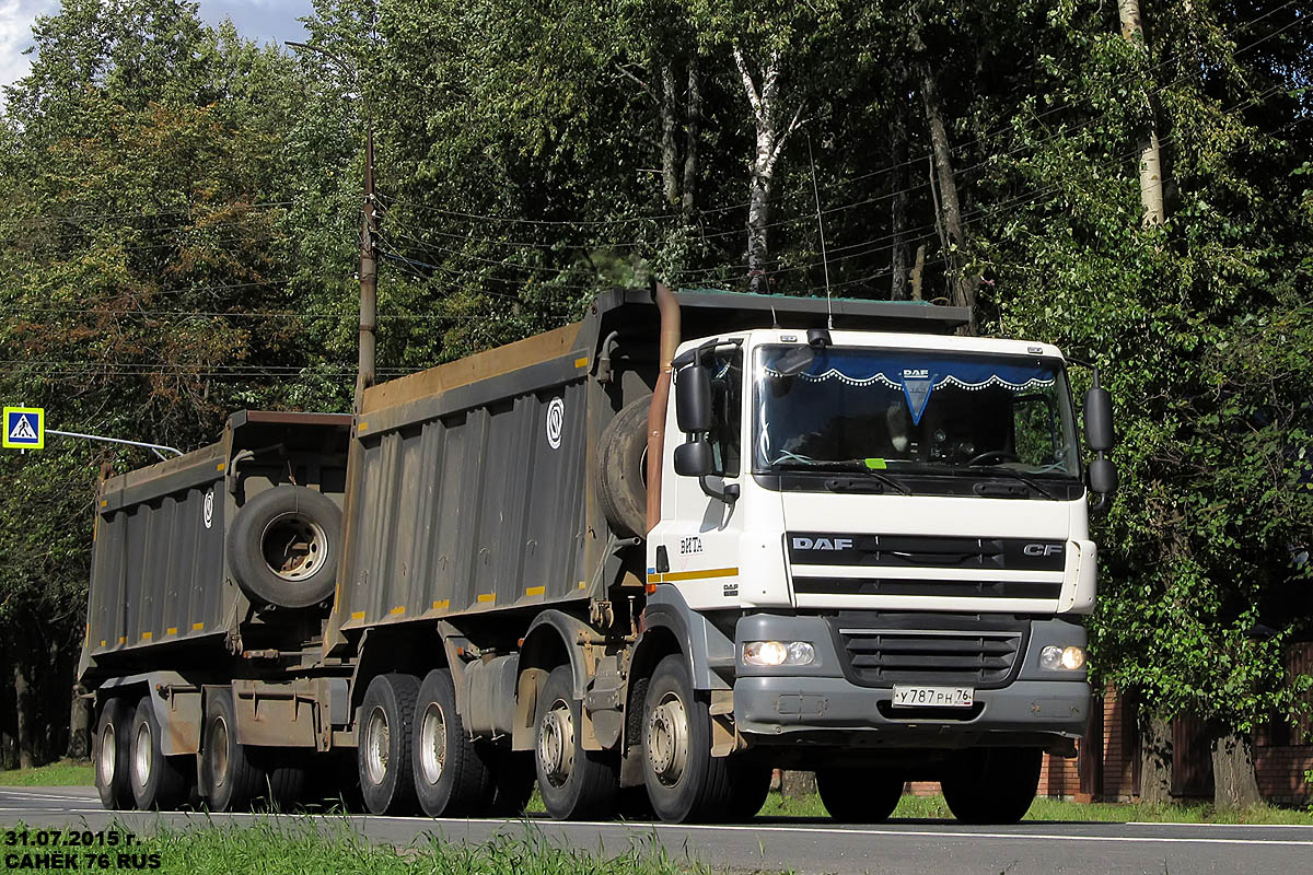 Ярославская область, № У 787 РН 76 — DAF CF85 FAD