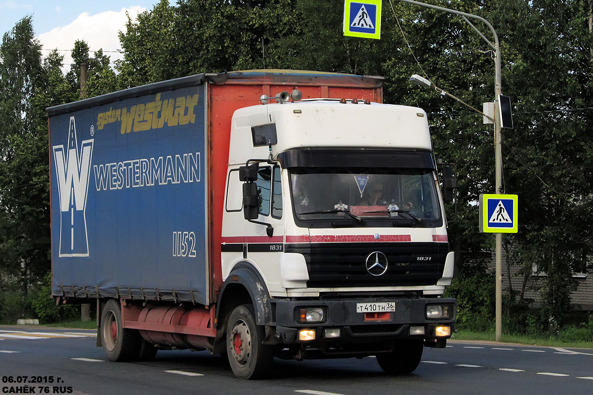 Воронежская область, № Т 410 ТН 36 — Mercedes-Benz SK 1831