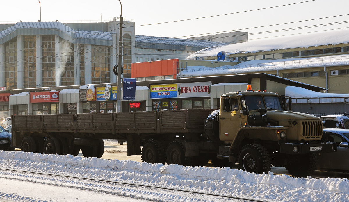 Омская область, № М 864 АТ 55 — Урал-44202-31