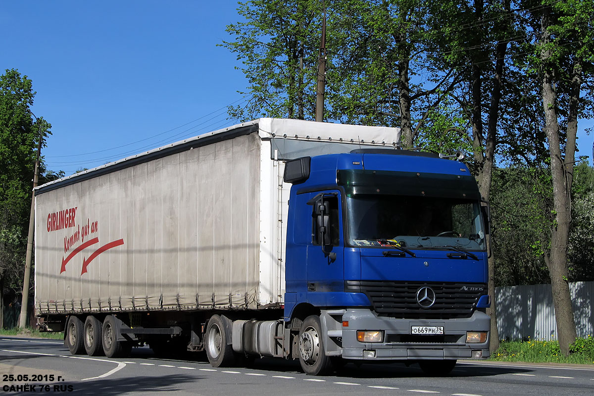 Калининградская область, № О 669 РН 39 — Mercedes-Benz Actros ('1997)