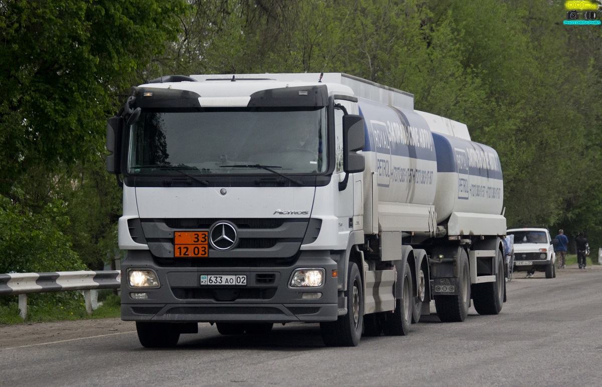 Алматы, № 633 AO 02 — Mercedes-Benz Actros ('2009) 2541