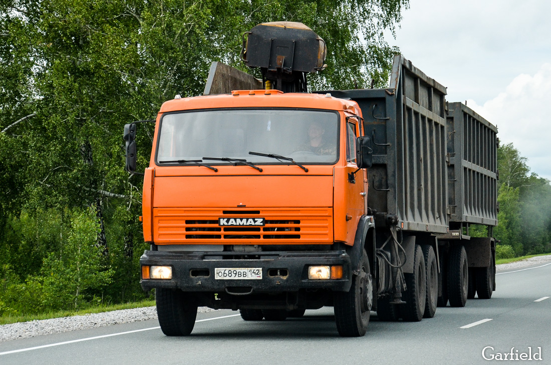 Кемеровская область, № О 689 ВВ 142 — КамАЗ-65115 (общая модель)