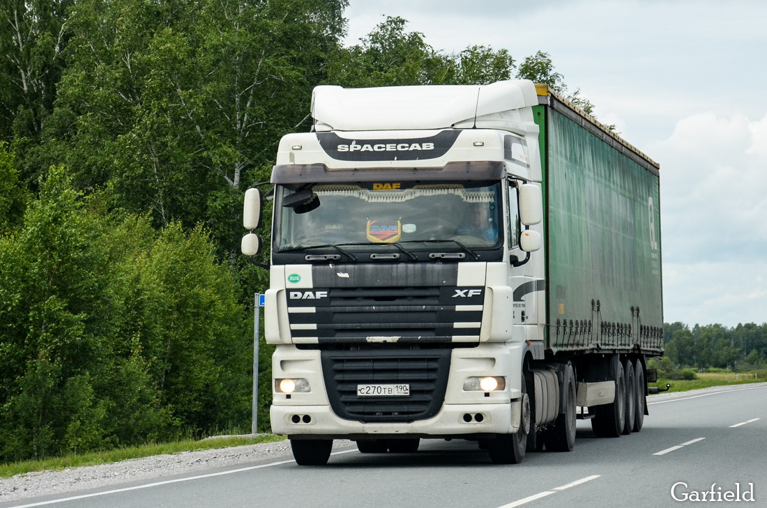 Московская область, № С 270 ТВ 190 — DAF XF105 FT