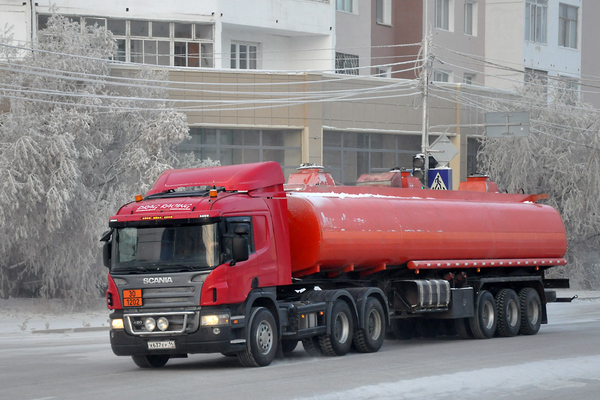 Саха (Якутия), № Х 637 ЕУ 14 — Scania ('2004) P420