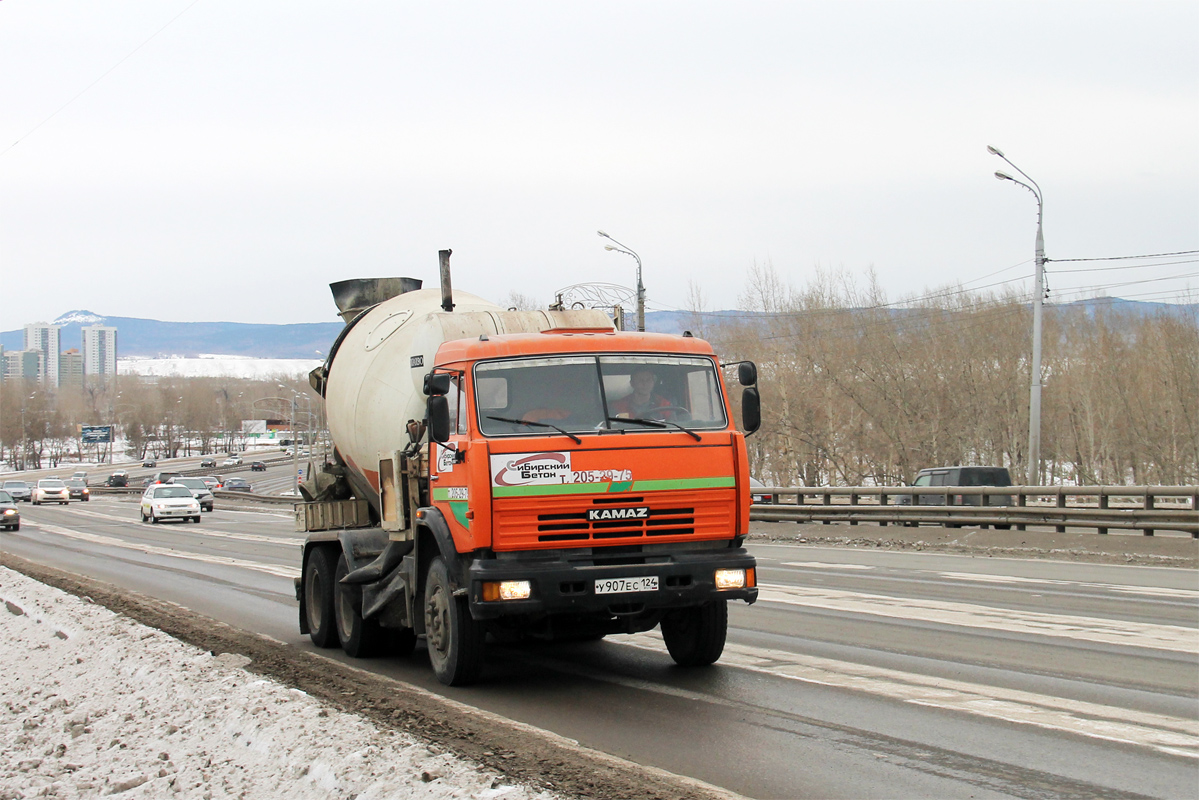 Красноярский край, № У 907 ЕС 124 — КамАЗ-53229-15 [53229R]