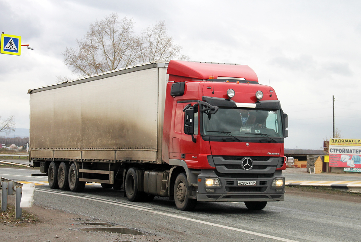 Красноярский край, № Н 280 КР 124 — Mercedes-Benz Actros ('2009) 1844