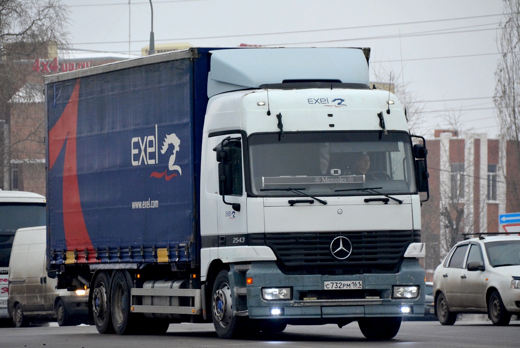 Ростовская область, № С 732 РМ 161 — Mercedes-Benz Actros ('1997) 2543