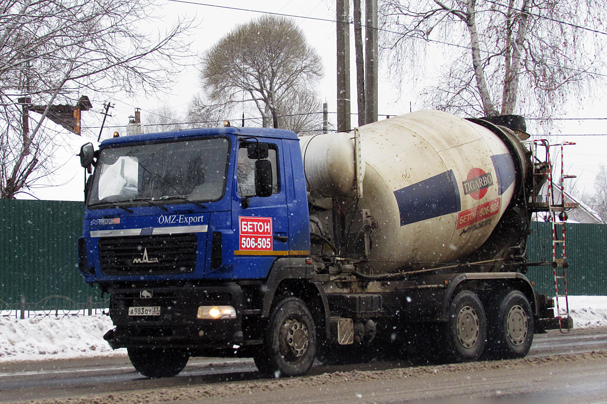 Ивановская область, № А 983 ОУ 37 — МАЗ-6312B5