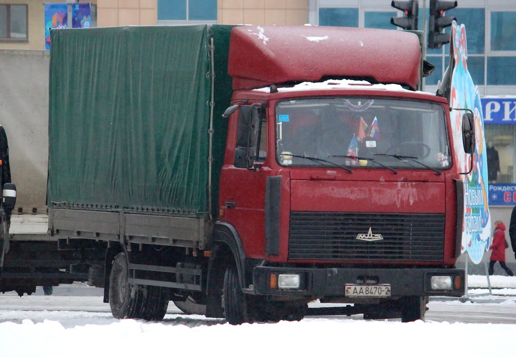 Витебская область, № АА 8470-2 — МАЗ-4370 (общая модель)