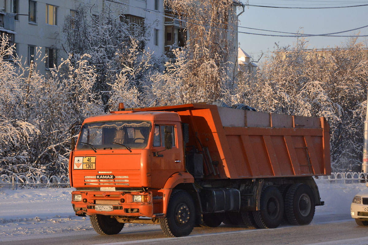 Саха (Якутия), № А 327 КН 14 — КамАЗ-6520-61