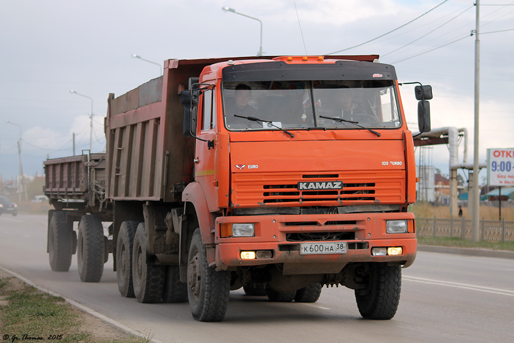 Саха (Якутия), № К 600 НА 38 — КамАЗ-6520 [652000]