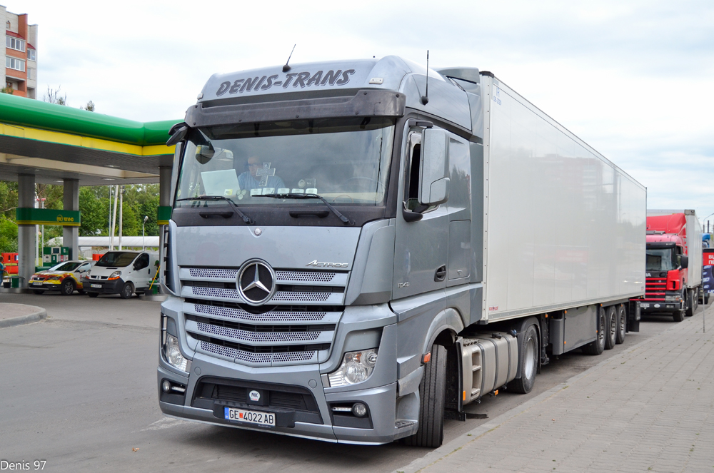 Северная Македония, № GE 4022 AB — Mercedes-Benz Actros ('2011) 1845