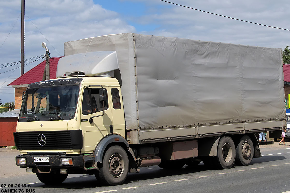 Кировская область, № Е 226 МТ 43 — Mercedes-Benz SK (общ. мод.)