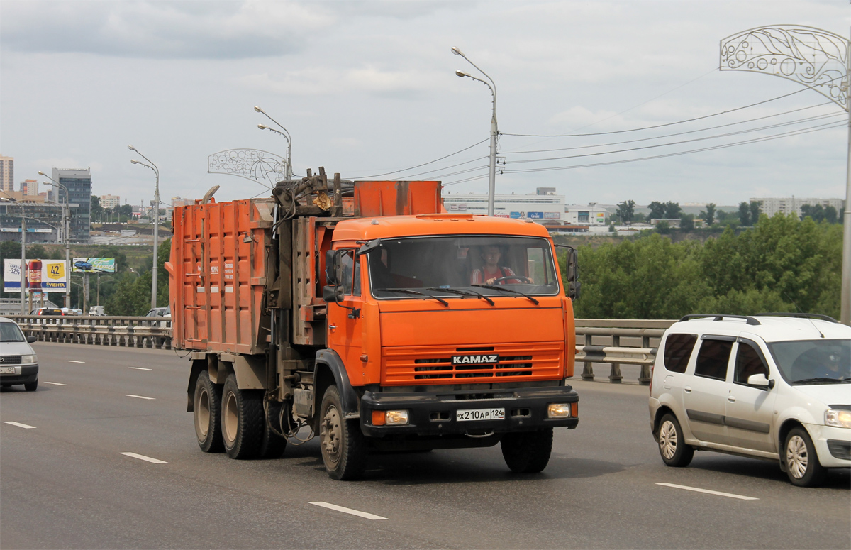 Красноярский край, № Х 210 АР 124 — КамАЗ-65115-62