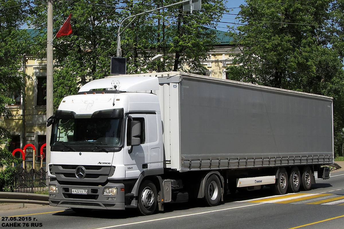 Московская область, № А 432 ЕЕ 50 — Mercedes-Benz Actros '09 1841 [Z9M]