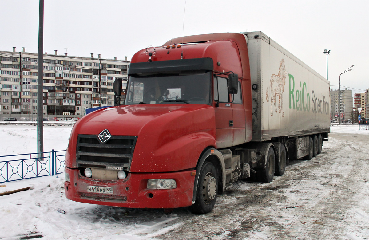 Омская область, № Н 414 РХ 55 — Урал (общая модель)