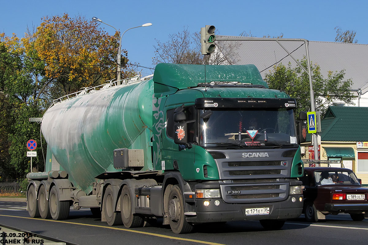 Вологодская область, № Е 171 ЕТ 35 — Scania ('2004) P380