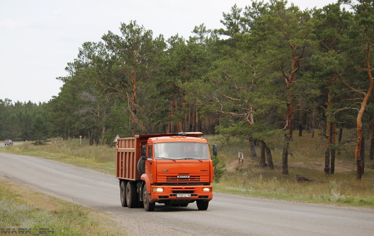 Восточно-Казахстанская область, № 534 AL 16 — КамАЗ-6520 (общая модель)