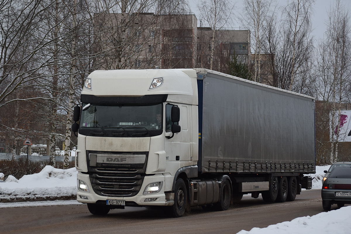 Латвия, № KG-9777 — DAF XF Euro6 FT