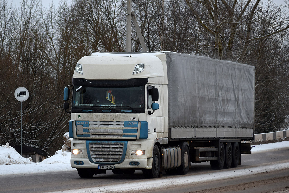 Латвия, № HR-2424 — DAF XF105 FT