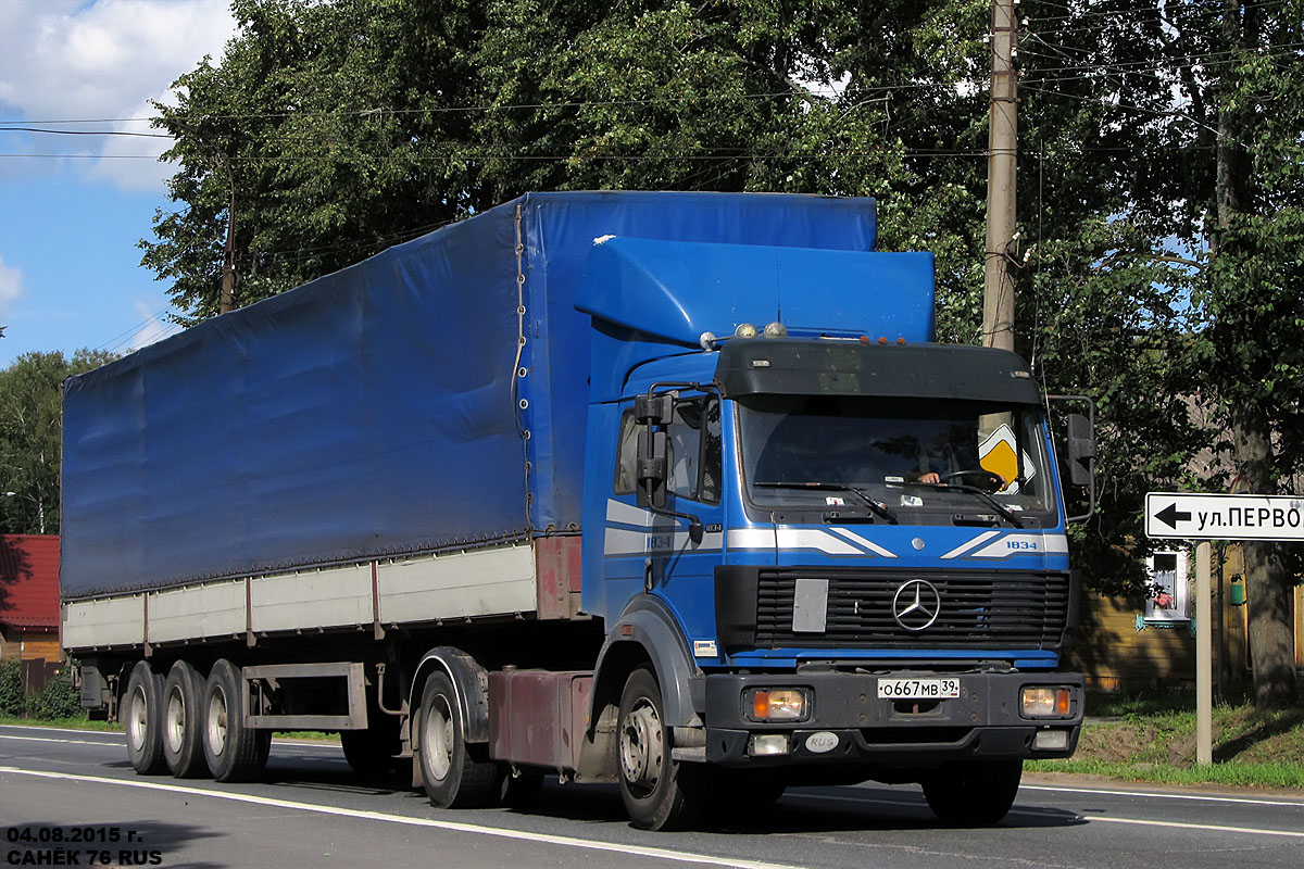 Калининградская область, № О 667 МВ 39 — Mercedes-Benz SK 1834