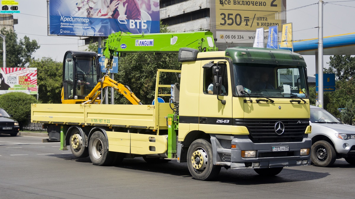 Алматинская область, № 727 LHA 05 — Mercedes-Benz Actros ('1997) 2643