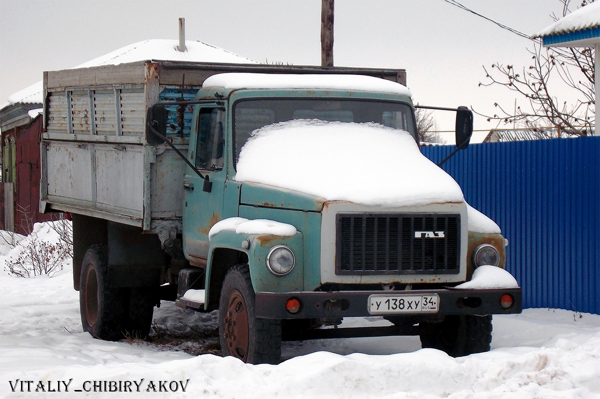 Волгоградская область, № У 138 ХУ 34 — ГАЗ-3307