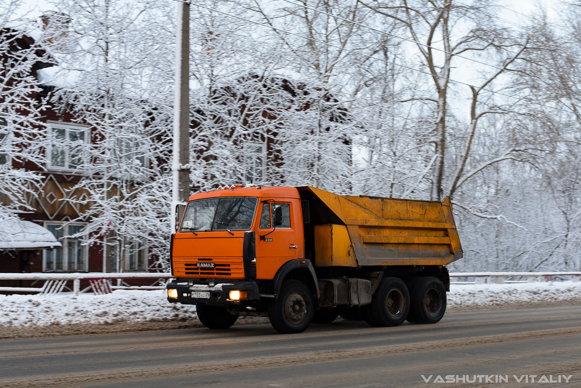 Архангельская область, № К 555 АС 29 — КамАЗ-55111-15 [55111R]