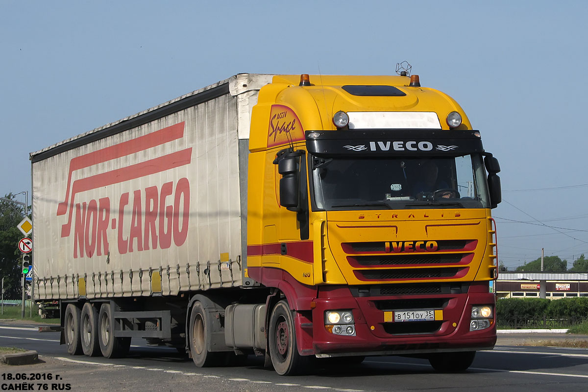 Вологодская область, № В 151 ОУ 35 — IVECO Stralis ('2007) 420