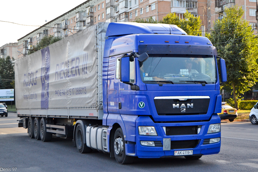 Минск, № АК 4119-7 — MAN TGX ('2007) 18.400