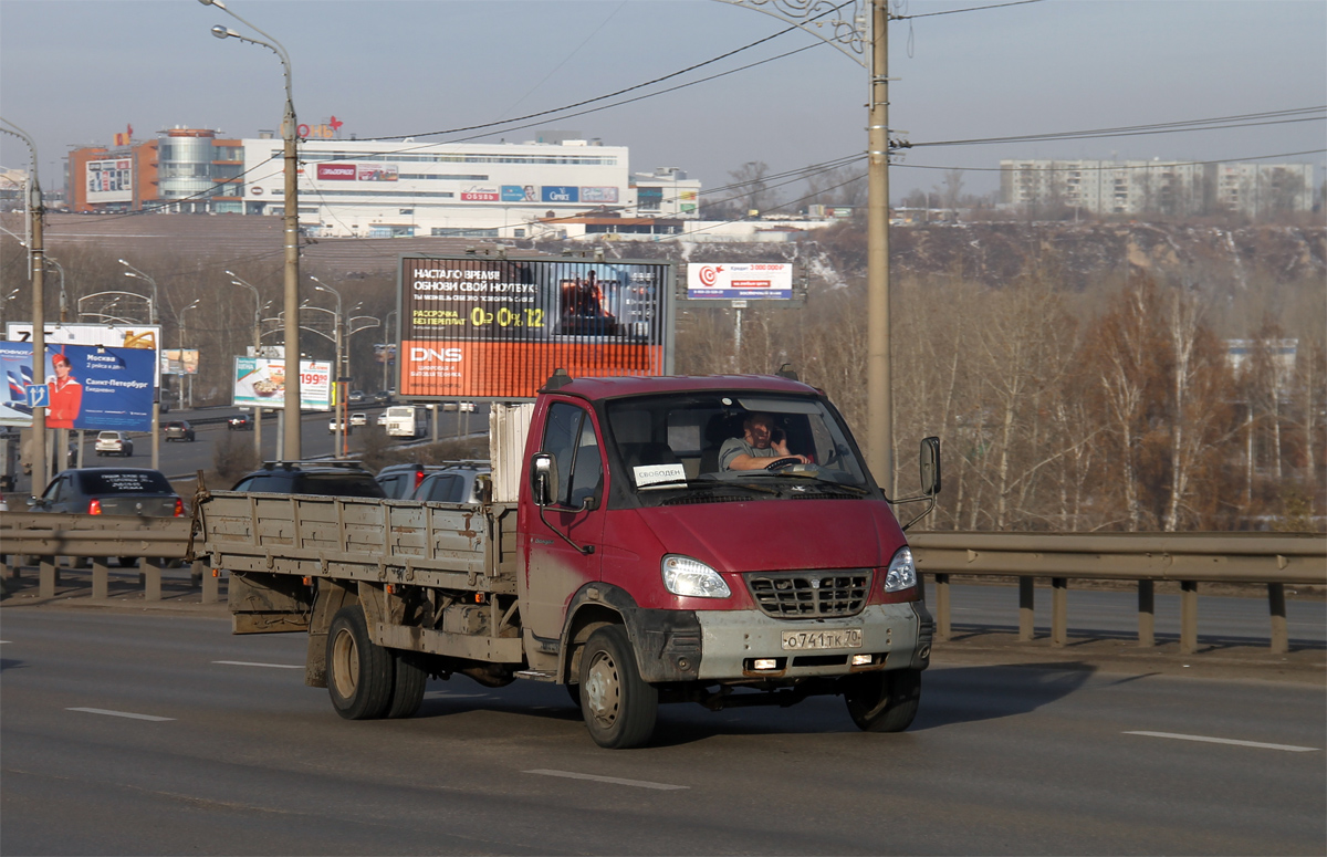 Красноярский край, № О 741 ТК 70 — ГАЗ-33104 "Валдай"