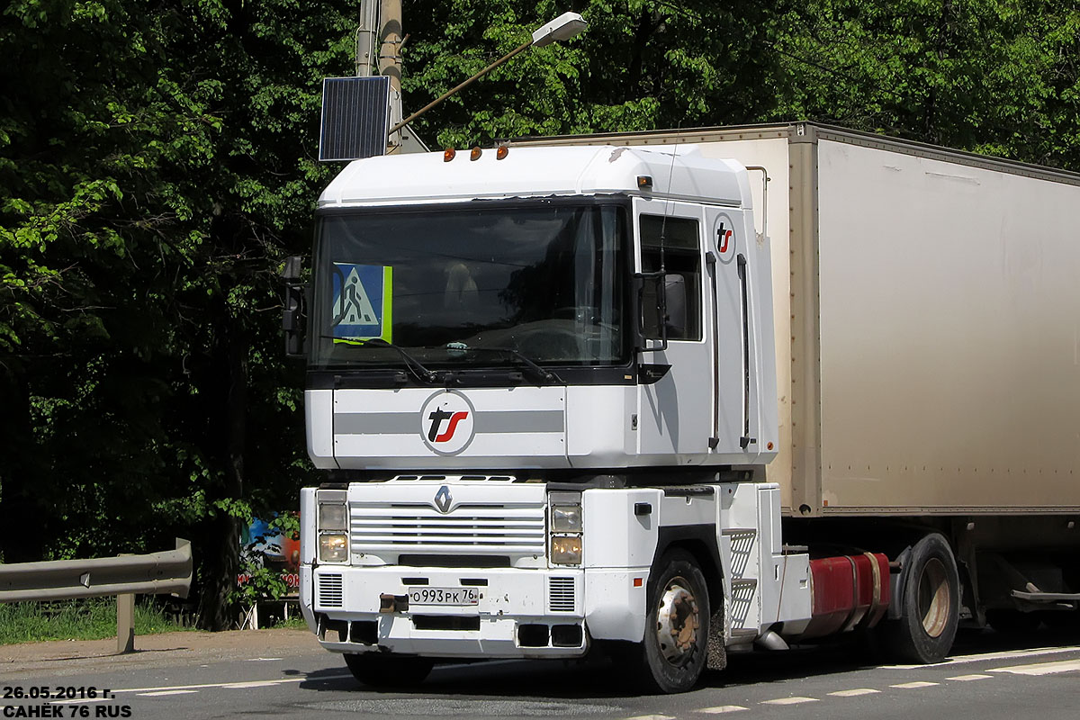 Ярославская область, № О 993 РК 76 — Renault Magnum Integral ('1997)