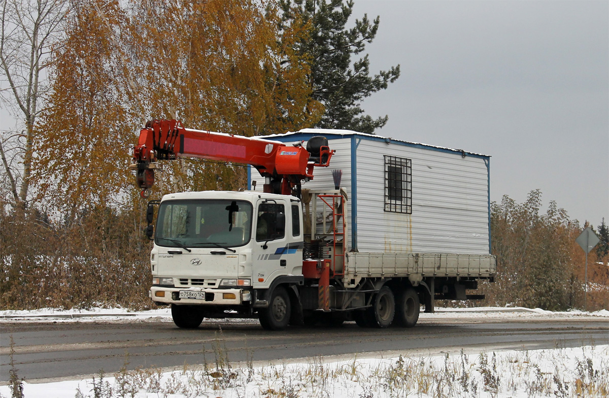 Красноярский край, № О 758 КО 124 — Hyundai Super Medium HD120