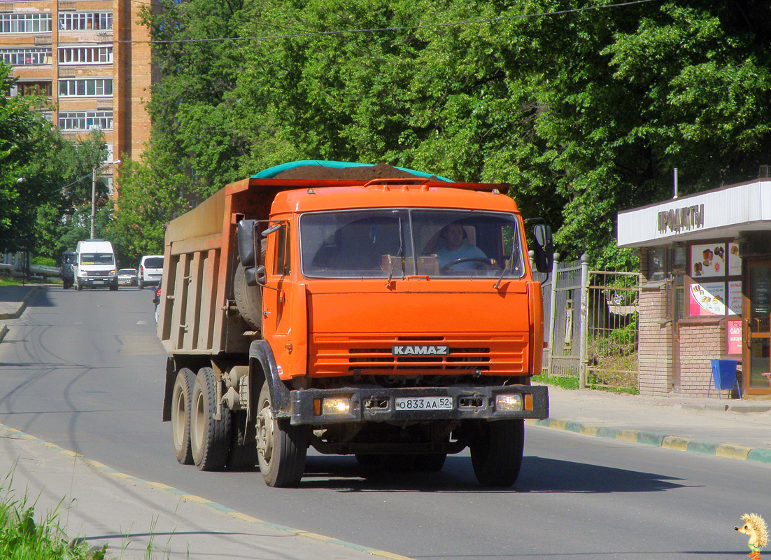 Нижегородская область, № О 833 АА 52 — КамАЗ-65115-02 [65115C]