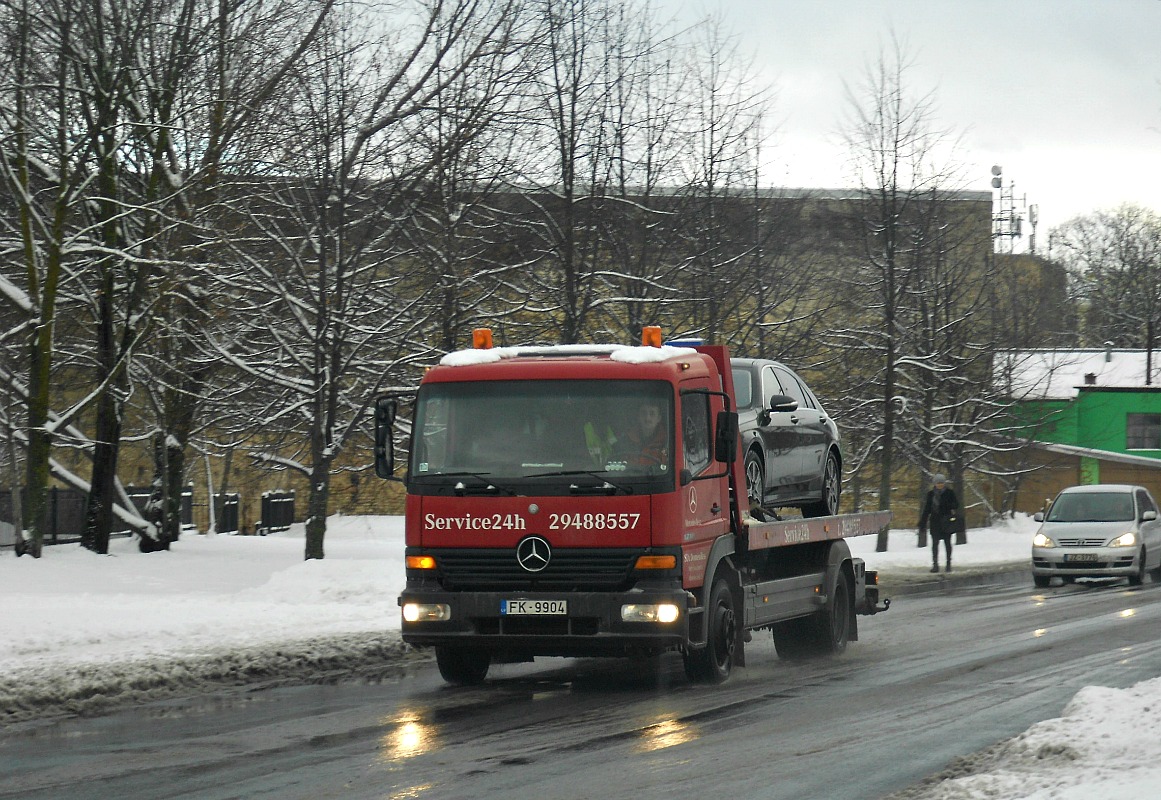 Латвия, № FK-9904 — Mercedes-Benz Atego 1218