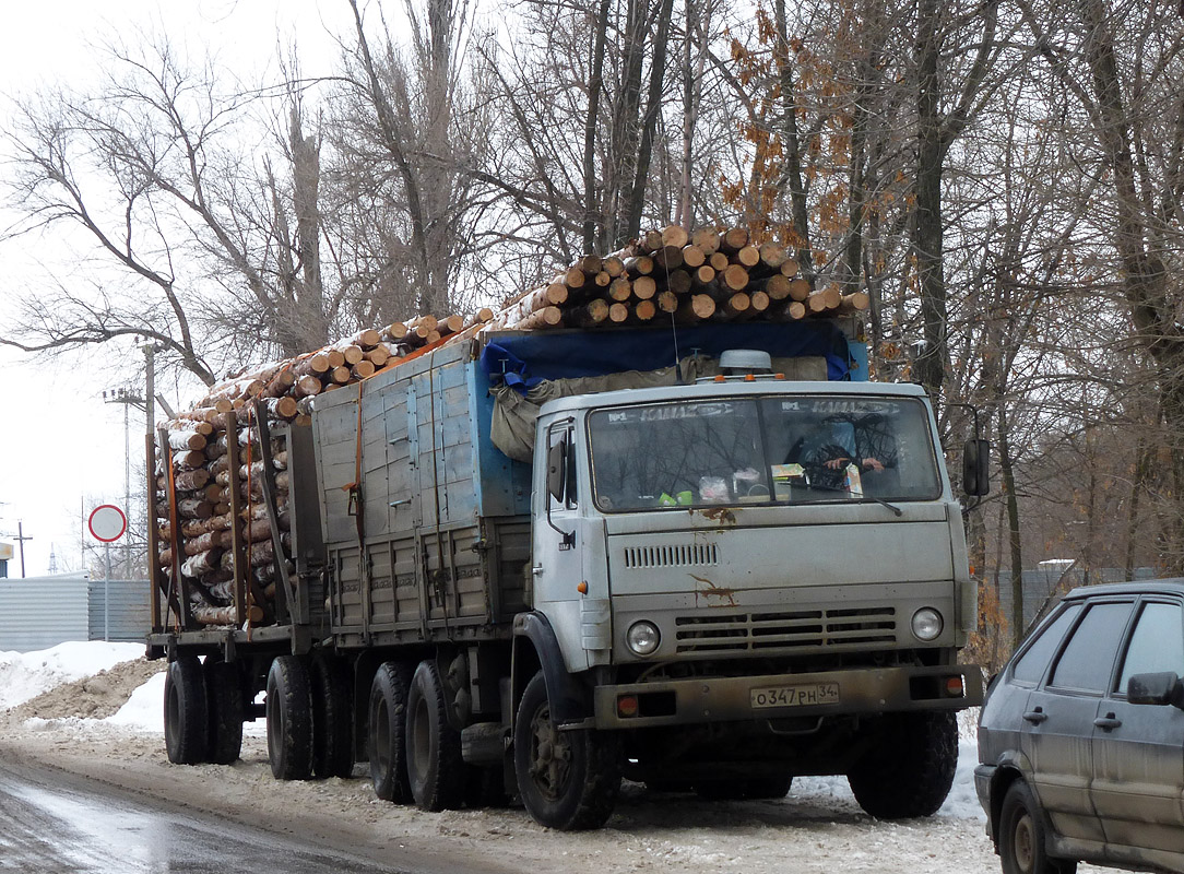 Волгоградская область, № О 347 РН 34 — КамАЗ-5320