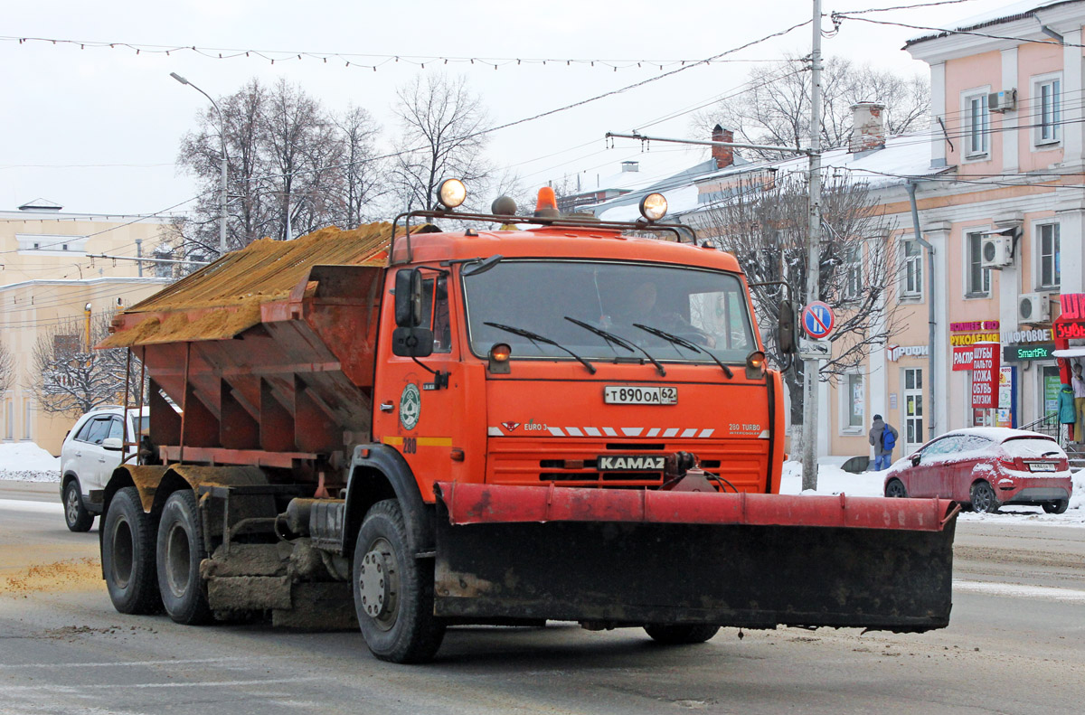 Рязанская область, № Т 890 ОА 62 — КамАЗ-65115-62