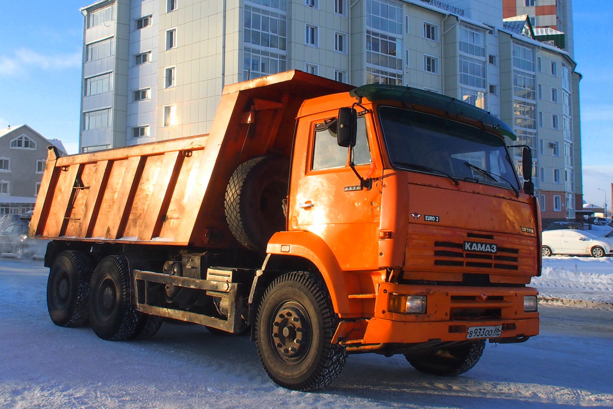 Ханты-Мансийский автоном.округ, № В 933 ОО 86 — КамАЗ-6520 [652000]